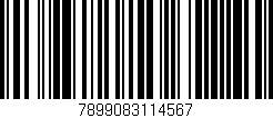 Código de barras (EAN, GTIN, SKU, ISBN): '7899083114567'