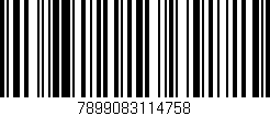 Código de barras (EAN, GTIN, SKU, ISBN): '7899083114758'