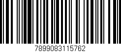Código de barras (EAN, GTIN, SKU, ISBN): '7899083115762'