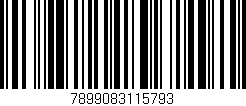 Código de barras (EAN, GTIN, SKU, ISBN): '7899083115793'