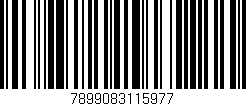 Código de barras (EAN, GTIN, SKU, ISBN): '7899083115977'
