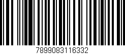 Código de barras (EAN, GTIN, SKU, ISBN): '7899083116332'