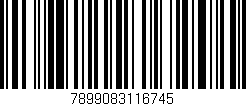 Código de barras (EAN, GTIN, SKU, ISBN): '7899083116745'