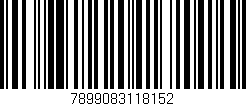 Código de barras (EAN, GTIN, SKU, ISBN): '7899083118152'