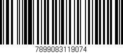 Código de barras (EAN, GTIN, SKU, ISBN): '7899083119074'