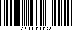 Código de barras (EAN, GTIN, SKU, ISBN): '7899083119142'