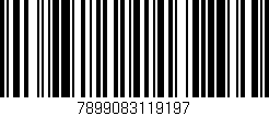 Código de barras (EAN, GTIN, SKU, ISBN): '7899083119197'
