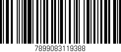 Código de barras (EAN, GTIN, SKU, ISBN): '7899083119388'