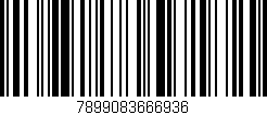 Código de barras (EAN, GTIN, SKU, ISBN): '7899083666936'