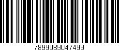 Código de barras (EAN, GTIN, SKU, ISBN): '7899089047499'