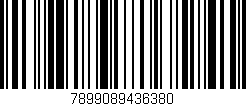 Código de barras (EAN, GTIN, SKU, ISBN): '7899089436380'