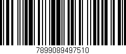 Código de barras (EAN, GTIN, SKU, ISBN): '7899089497510'