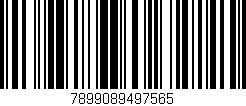 Código de barras (EAN, GTIN, SKU, ISBN): '7899089497565'