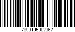 Código de barras (EAN, GTIN, SKU, ISBN): '7899105902967'