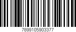 Código de barras (EAN, GTIN, SKU, ISBN): '7899105903377'