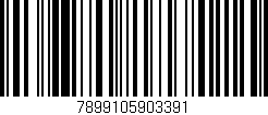 Código de barras (EAN, GTIN, SKU, ISBN): '7899105903391'