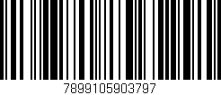 Código de barras (EAN, GTIN, SKU, ISBN): '7899105903797'