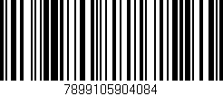 Código de barras (EAN, GTIN, SKU, ISBN): '7899105904084'