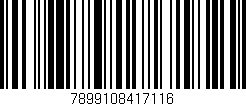 Código de barras (EAN, GTIN, SKU, ISBN): '7899108417116'