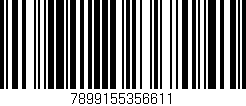 Código de barras (EAN, GTIN, SKU, ISBN): '7899155356611'