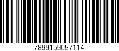 Código de barras (EAN, GTIN, SKU, ISBN): '7899159097114'