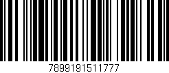 Código de barras (EAN, GTIN, SKU, ISBN): '7899191511777'