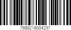 Código de barras (EAN, GTIN, SKU, ISBN): '7899218004237'