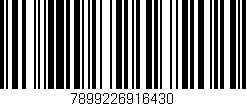 Código de barras (EAN, GTIN, SKU, ISBN): '7899226916430'