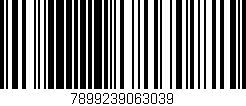 Código de barras (EAN, GTIN, SKU, ISBN): '7899239063039'