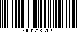 Código de barras (EAN, GTIN, SKU, ISBN): '7899272677927'