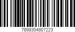 Código de barras (EAN, GTIN, SKU, ISBN): '7899304807223'