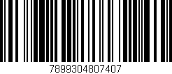 Código de barras (EAN, GTIN, SKU, ISBN): '7899304807407'