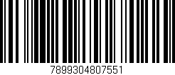Código de barras (EAN, GTIN, SKU, ISBN): '7899304807551'