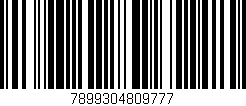 Código de barras (EAN, GTIN, SKU, ISBN): '7899304809777'