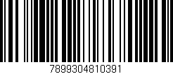 Código de barras (EAN, GTIN, SKU, ISBN): '7899304810391'