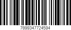 Código de barras (EAN, GTIN, SKU, ISBN): '7899347724594'
