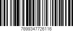 Código de barras (EAN, GTIN, SKU, ISBN): '7899347726116'