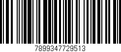 Código de barras (EAN, GTIN, SKU, ISBN): '7899347729513'