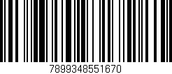 Código de barras (EAN, GTIN, SKU, ISBN): '7899348551670'