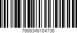 Código de barras (EAN, GTIN, SKU, ISBN): '7899349104738'