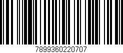Código de barras (EAN, GTIN, SKU, ISBN): '7899360220707'
