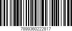Código de barras (EAN, GTIN, SKU, ISBN): '7899360222817'