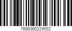 Código de barras (EAN, GTIN, SKU, ISBN): '7899360224552'