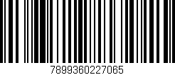 Código de barras (EAN, GTIN, SKU, ISBN): '7899360227065'