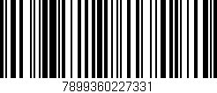 Código de barras (EAN, GTIN, SKU, ISBN): '7899360227331'