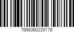 Código de barras (EAN, GTIN, SKU, ISBN): '7899360228178'