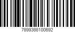 Código de barras (EAN, GTIN, SKU, ISBN): '7899388100692'