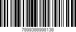 Código de barras (EAN, GTIN, SKU, ISBN): '7899388998138'
