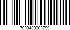 Código de barras (EAN, GTIN, SKU, ISBN): '7899403209799'