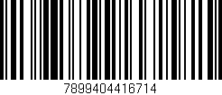 Código de barras (EAN, GTIN, SKU, ISBN): '7899404416714'